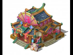 cartoon version - jewelry shop 3D Model