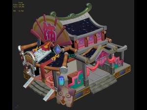 cartoon version - jewelry shop 3D Model