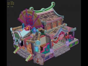 cartoon version - jewelry shop 3D Model