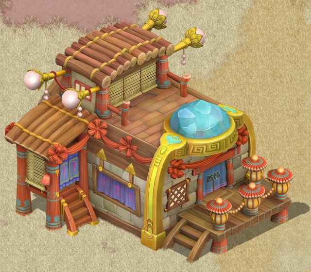 cartoon version - jewelry shop 03 3D 模型 .c4d .max .obj .3ds .fbx .stl .blend 