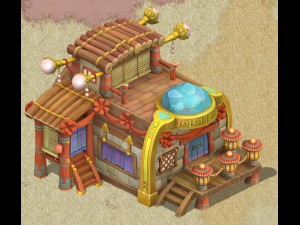 cartoon version - jewelry shop 03 3D Model