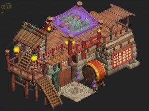 cartoon edition - martial arts 004 Modello 3D