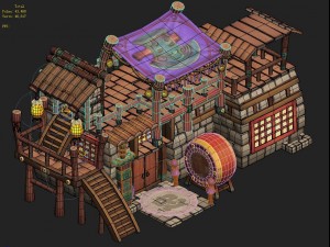 cartoon edition - martial arts 004 Modello 3D