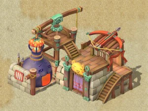 कार्टून संस्करण - हथियारों की दुकान 03 3D मॉडल