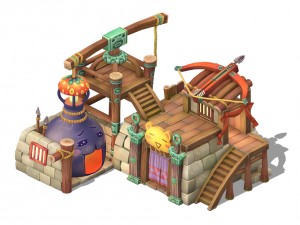 cartoon edition - arms shop 03 3D Model