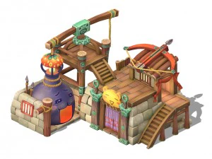 cartoon edition - arms shop 03 3D Model