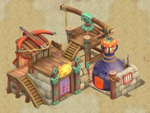 cartoon edition - arms shop 03 3D Model