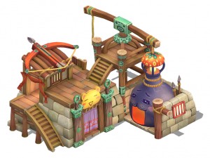 cartoon edition - arms shop 03 3D Model