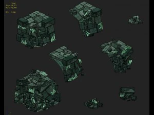 cartoon version - small pyramid 3D Model