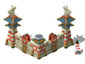 cartoon version - small wall 3D Model