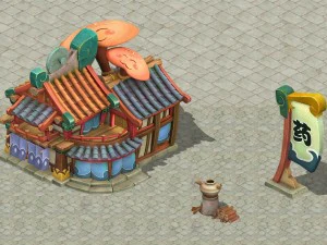 cartoon version - pharmacy 3D Model