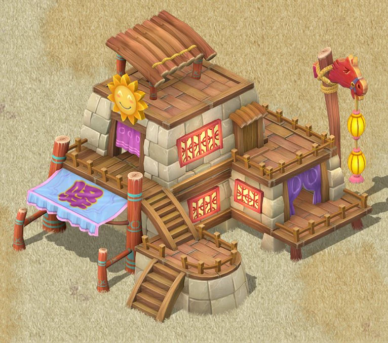 cartoon edition - inn 03 3D Model .c4d .max .obj .3ds .fbx .stl .blend 