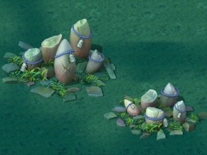 cartoon edition - ancient stone stone totem 3D Model