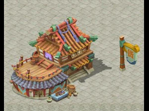 мультиплікаційна версія - продуктовий магазин 3D Модель