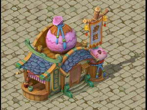 cartoon version - grocery store 3D Model