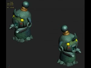 cartoon version - grudge and grief 3D Model
