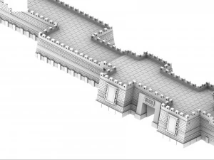 karikat&uuml;r - duvar 02 3D Model