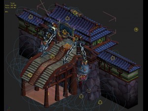 cartoon hell - yan luo dian 3D 模型