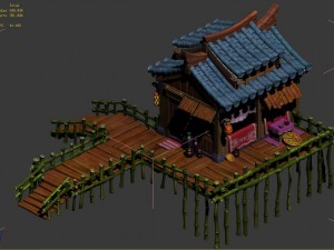 cartoon - house 01 3D Model