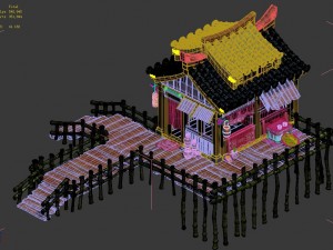 cartoon - house 01 3D Model