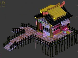 cartoon - house 01 3D Model
