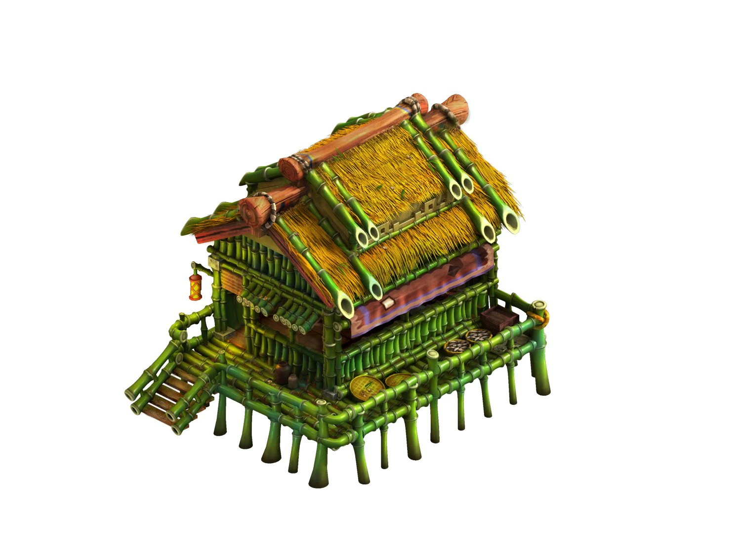 cartoon - dwelling 3D Model .c4d .max .obj .3ds .fbx .stl .blend 