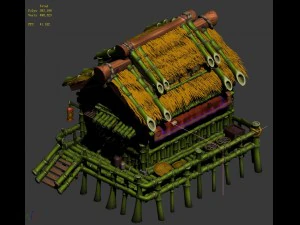 cartoon - dwelling 3D Model
