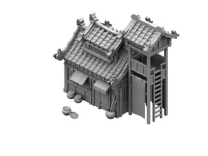 cartoon - house 03 3D Model