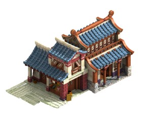 cartoon - house 05 Modèle 3D