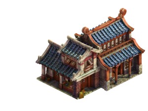 cartoon - house 05 3D Model