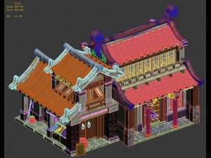 cartoon - house 05 3D Model