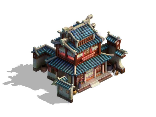 cartoon - dwelling Model 3D .c4d .max .obj .3ds .fbx .stl .blend 