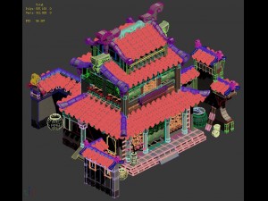 cartoon - dwelling Model 3D