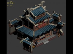 cartoon - dwelling Model 3D