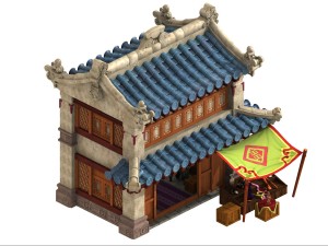 cartoon - house 07 3D Model