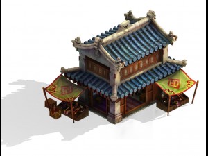 cartoon - dwelling Modèle 3D