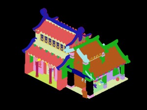 cartoon - house 09 3D Model