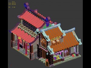 cartoon - house 09 3D Model