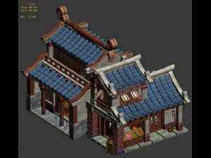 cartoon - house 09 3D Model
