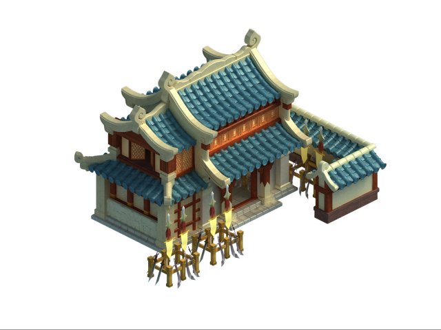 cartoon - house 11 3D Model .c4d .max .obj .3ds .fbx .stl .blend 