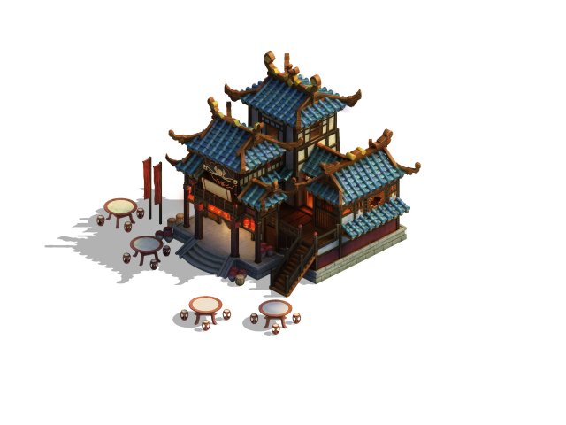 cartoon - house 12 Modelo 3D .c4d .max .obj .3ds .fbx .stl .blend 