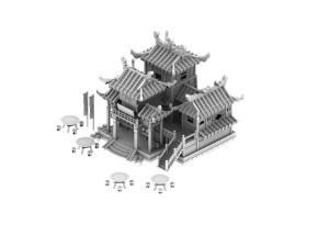 cartoon - house 12 Modelo 3D
