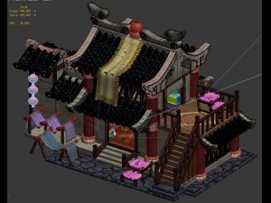 cartoon - house 13 3D Модель