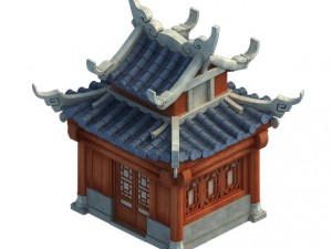 cartoon - house 14 Modelo 3D