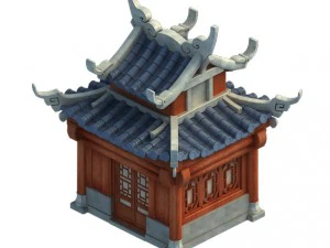 &ccedil;izgi film - ev 14 3D Model