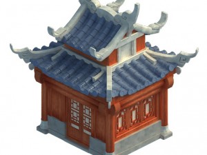 cartoon - house 14 3D Модель