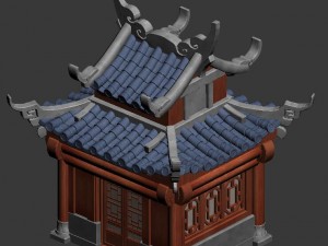 cartoon - house 14 3D Модель