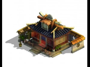 cartoon - house 15 3D Model