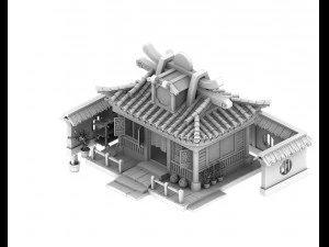 cartoon - house 15 3D Model