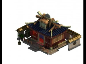 cartoon - house 15 3D Model